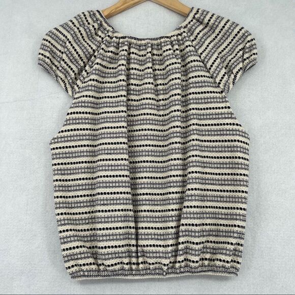 Twenty Anthropologie Elastic Waist Top NWT L - Picture 2 of 10